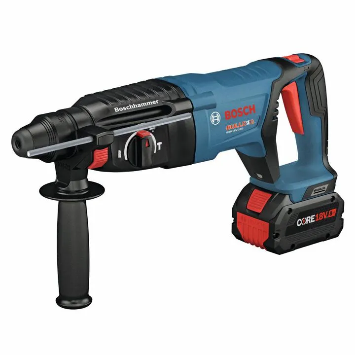 Bosch 18V EC SDS Plus Bulldog 1-inch Rotary Hammer Kit - High-Performance Cordless Power 3