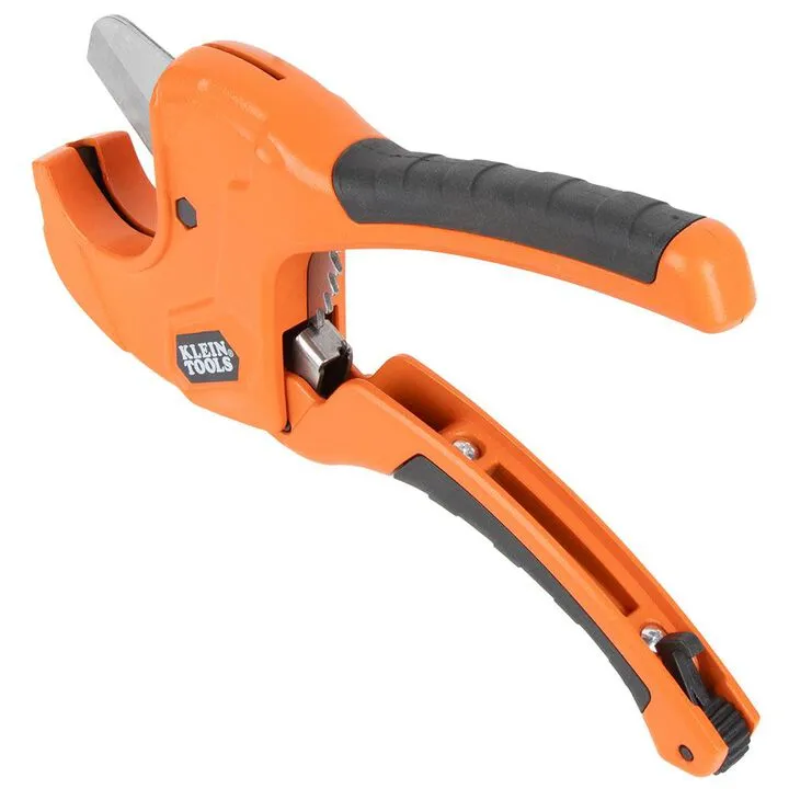 Klein Tools 1-1/4" Ratcheting PVC Cutter - Professional Plumbing Precision 4