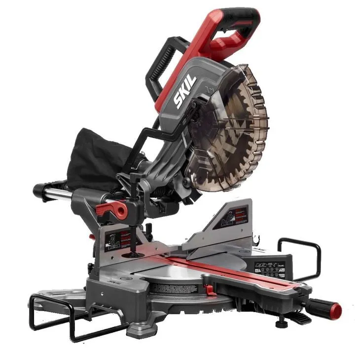 10-Inch 15 Amp Dual Bevel Sliding Miter Saw - Precision Woodworking Power Tool