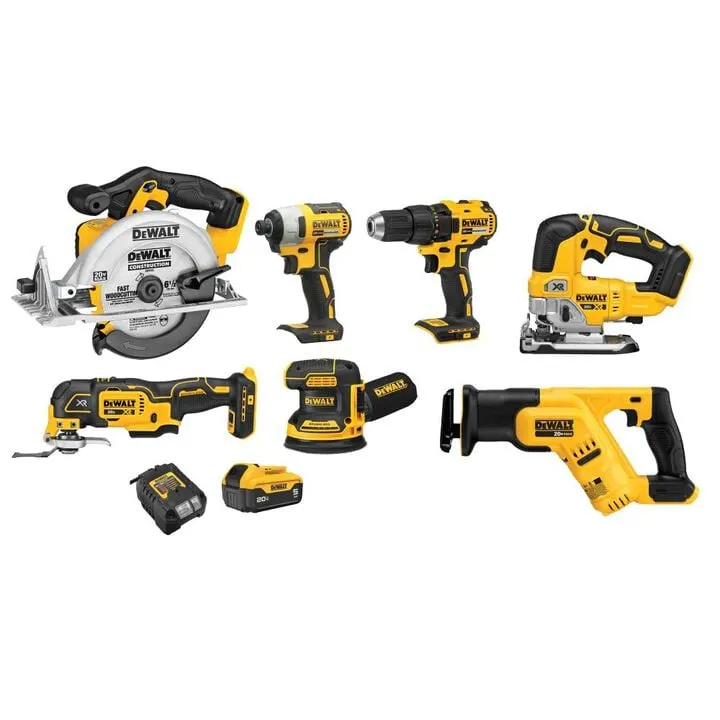 DEWALT 20V MAX 7-Tool Combo Kit: The Ultimate Professional Power Tool Solution