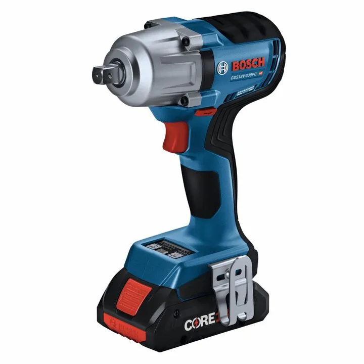 Bosch 18V 1/2 in Mid-Torque Impact Wrench Kit - Professional Power & Precision 5
