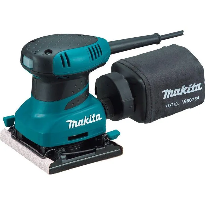 Makita 1/4 In. Sheet Finishing Sander with Carrying Case - Precision Woodworking Tool 1