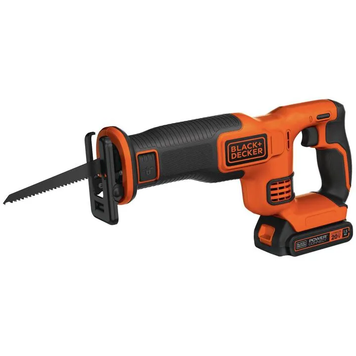 Black and Decker 20V MAX Reciprocating Saw Lithium Cordless Kit - Optimized for Home Maintenance 1