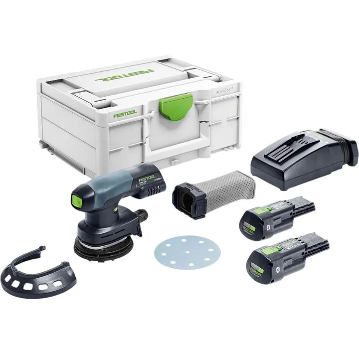 Festool ETSC 125 3.0 I-Plus Cordless Orbital Sander Kit