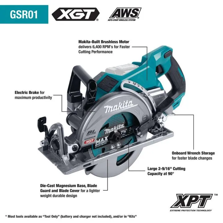 Makita 40V max XGT Brushless Cordless 5-Piece Combo Kit (4.0Ah) 12