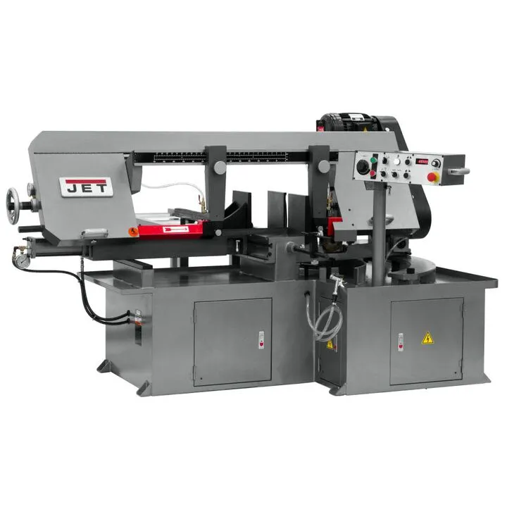 JET Semi-Automatic Dual Mitering Bandsaw - 3HP, 230V, 3-Phase
