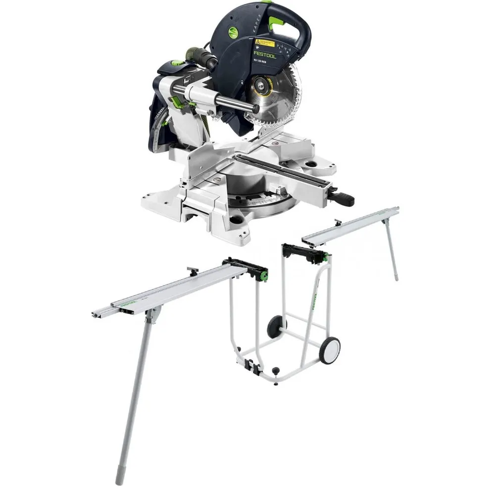 Festool KAPEX KS 120 REB Sliding Compound Miter Saw & UG-KA Portable Stand Bundle