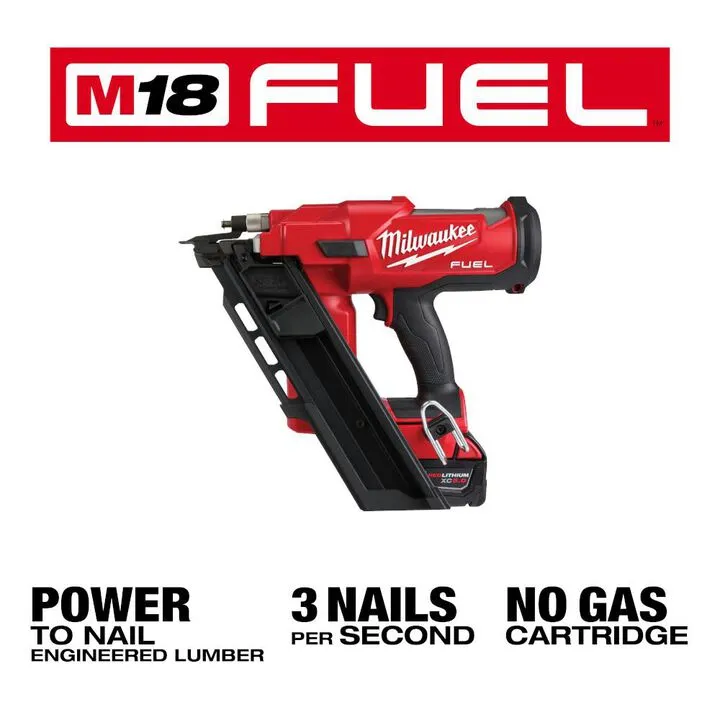 Milwaukee M18 FUEL 30 Degree Framing Nailer Kit - Professional Grade Performance 3