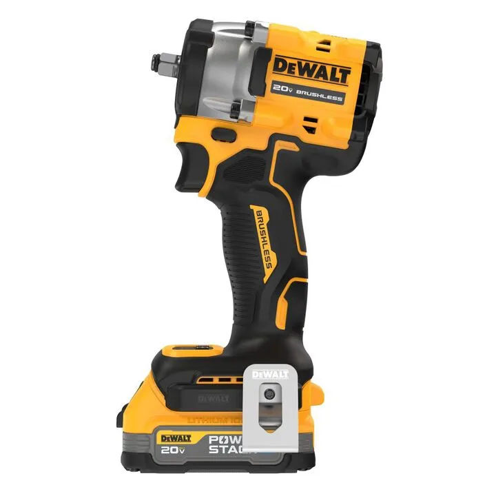 DEWALT 20V MAX 3/8in Compact Impact Wrench & POWERSTACK Compact Battery Kit 3