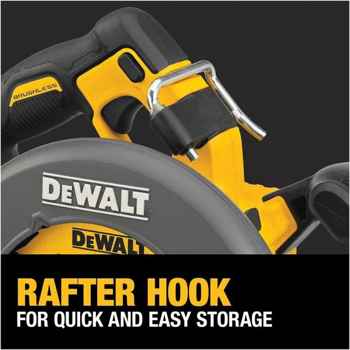 DEWALT 60V MAX 7-1/4 Inch Cordless Circular Saw & 20/60V FLEXVOLT Battery Bundle 4