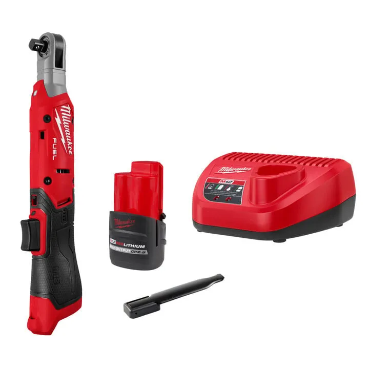 Milwaukee M12 FUEL 3/8 Inch Ratchet Kit - Professional Grade Cordless Efficiency