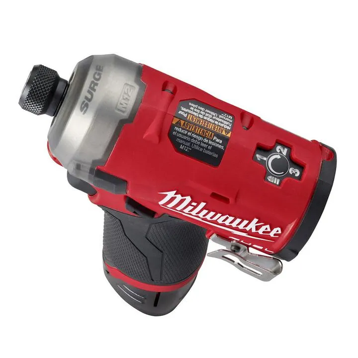 Milwaukee M12 FUEL SURGE 1/4 in. Hex Hydraulic Driver 2-Battery Kit 6