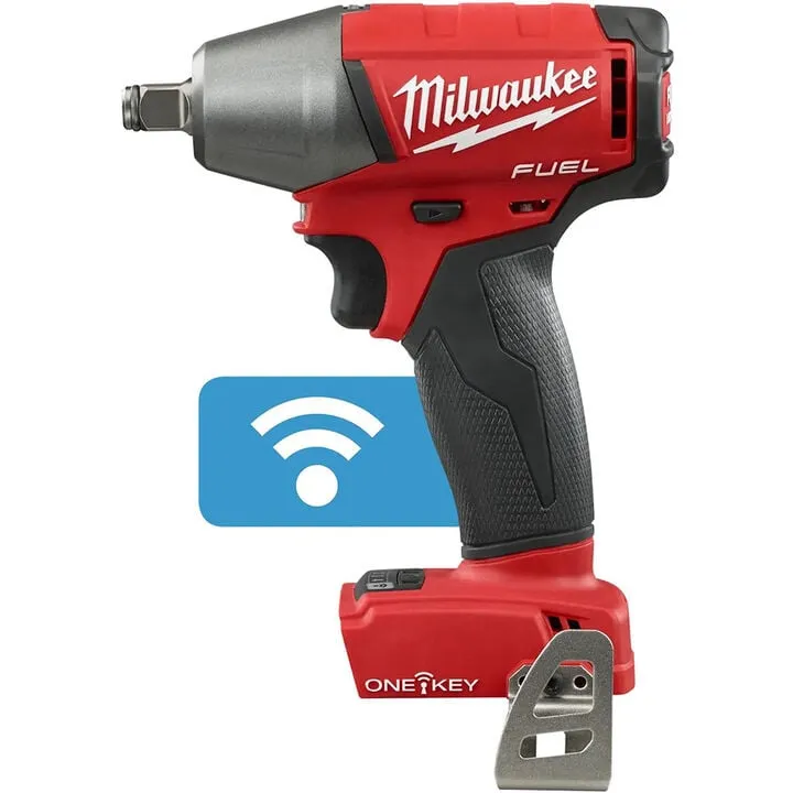 Milwaukee M18 FUEL 1/2 In. Compact Impact Wrench with Friction Ring & ONE-KEY (Bare Tool)