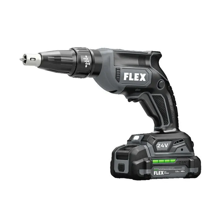 FLEX 24V Brushless Drywall Screw Gun Kit - Professional Performance & Precision Control 3