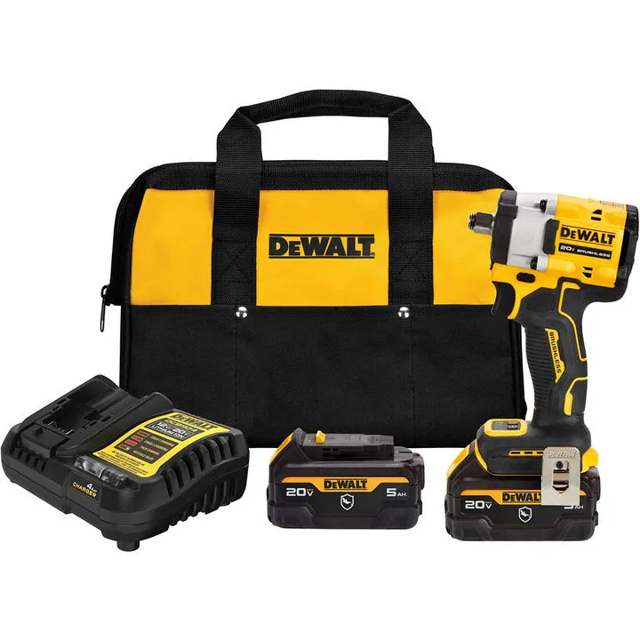DEWALT Atomic 20V Max 1/2 In. Cordless Compact Impact Wrench - High-Efficiency Professional Tool