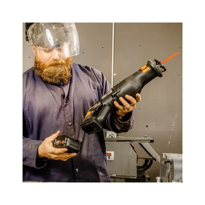 Worx 20V 2Ah Cordless Reciprocating Saw - Compact & Efficient Cutting Power 1