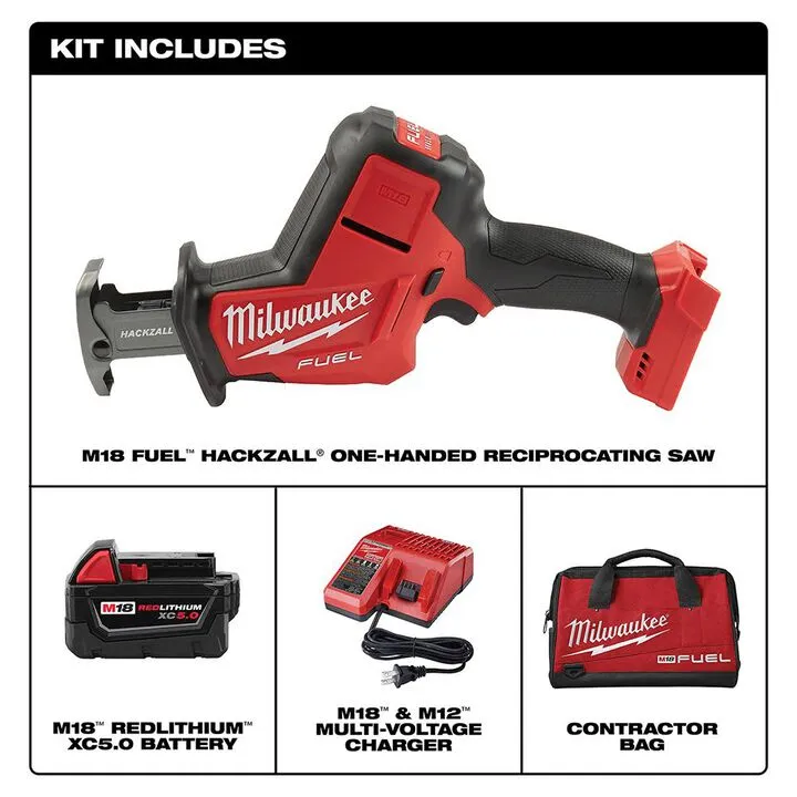 Milwaukee M18 FUEL HACKZALL Reciprocating Saw Kit - Authentic Brushless Performance 1
