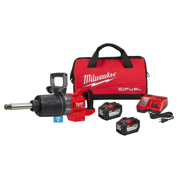 Milwaukee M18 FUEL 1-Inch D-Handle Extended Anvil High Torque Impact Wrench with ONE-KEY Kit 5