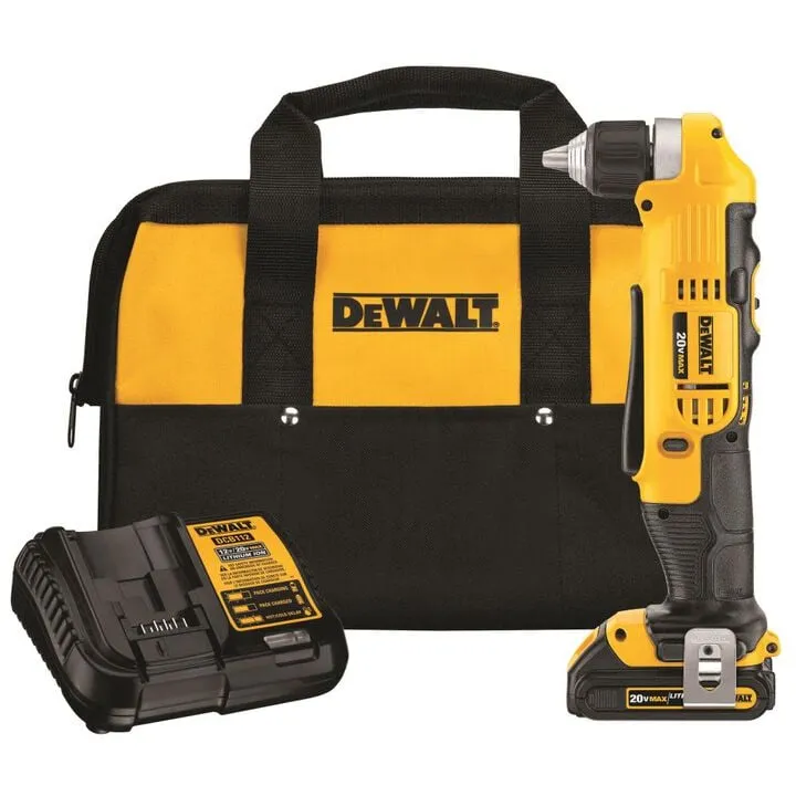 DEWALT 20V MAX Compact Right Angle Drill - High-Performance Cordless Precision 3