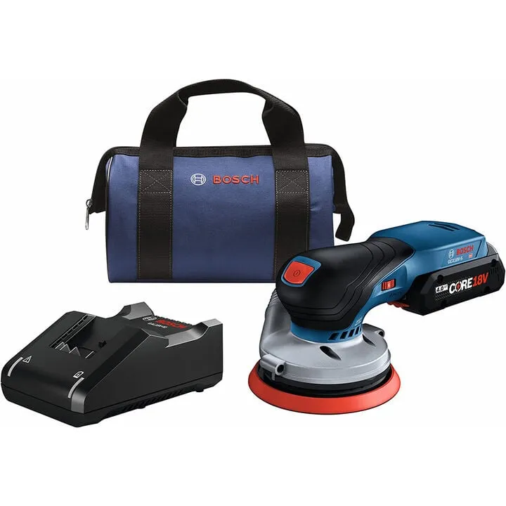 Bosch 18V 5 Inch Random Orbit Sander Kit (Professional Reconditioned Edition)