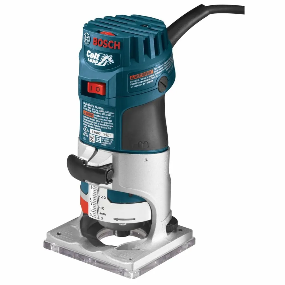 Bosch Variable Speed Palm Router (Reconditioned) - Professional Performance Edition