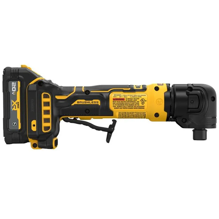 DEWALT ATOMIC 20V MAX Right Angle Grinder Kit with XR POWERSTACK Battery 4