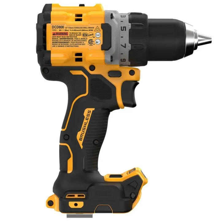 DEWALT 20V MAX XR Brushless Cordless 1/2 in. Drill/Driver (Bare Tool) 4