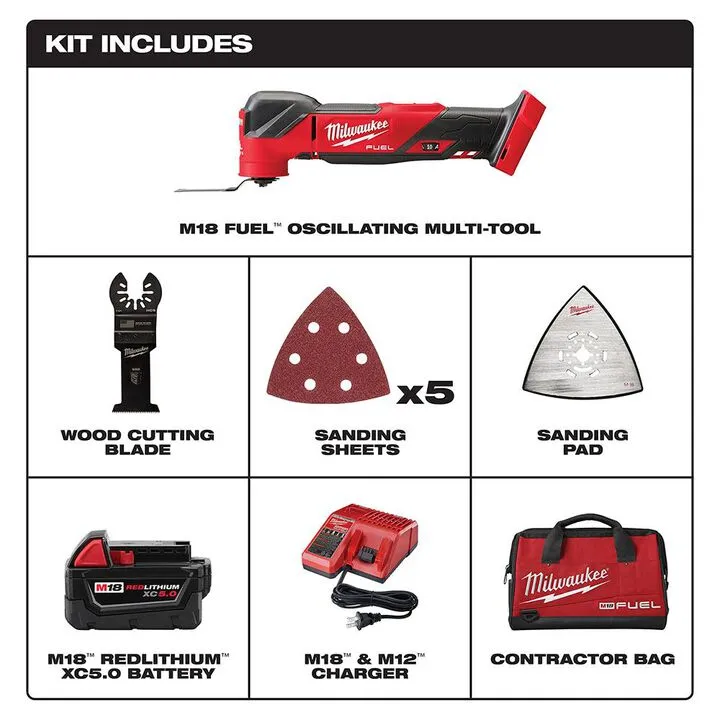 Milwaukee M18 FUEL Oscillating Multi-Tool Kit - Professional Grade Performance 1