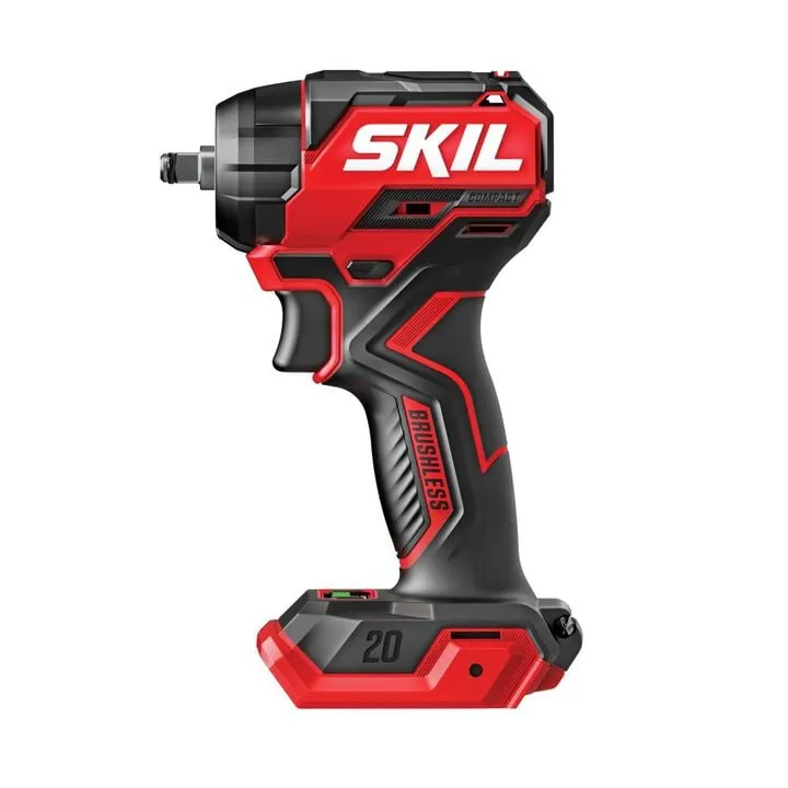 SKIL PWR CORE 20 Brushless 20V 3/8 Inch Compact Impact Wrench (Bare Tool)