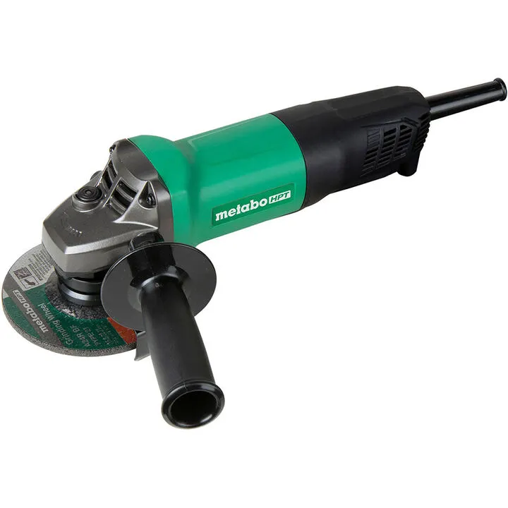Metabo HPT 4-1/2 Inch Angle Grinder - 7.9 Amp High-Performance Paddle Switch Model