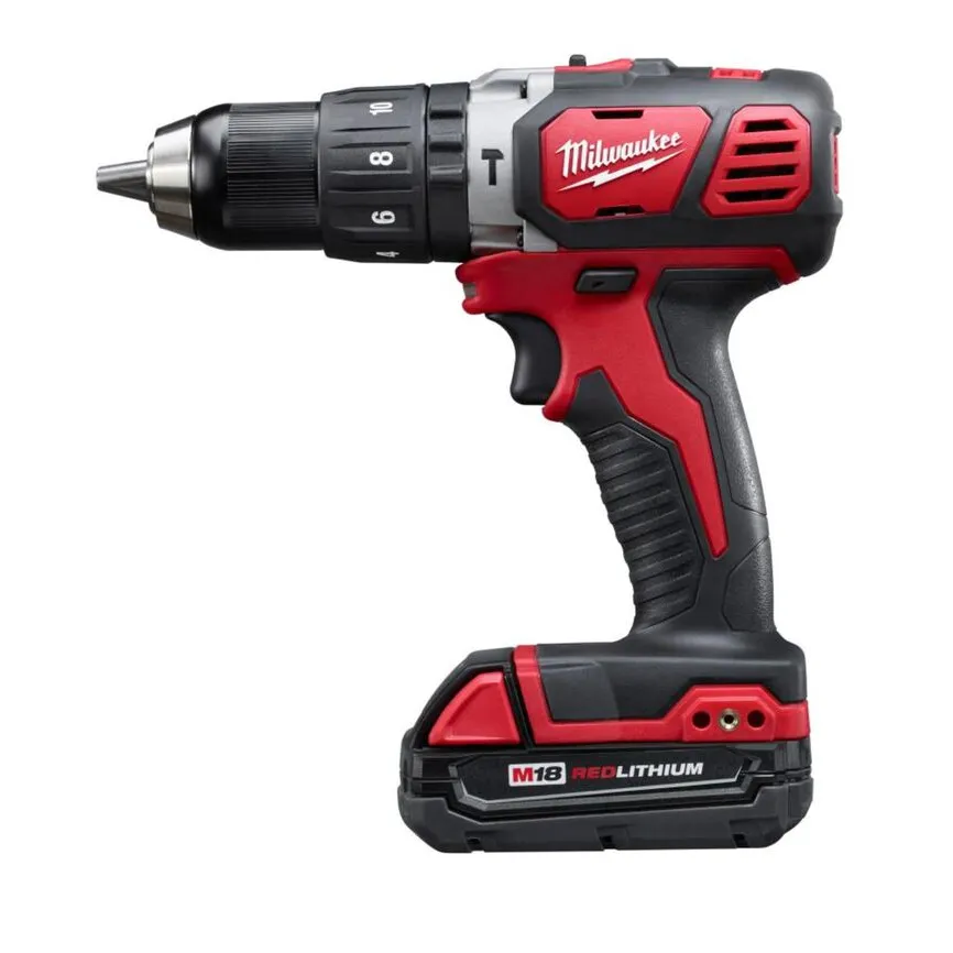 Milwaukee M18 Compact 1/2 in. Hammer Drill/Driver Kit - High-Performance Professional Tooling 3