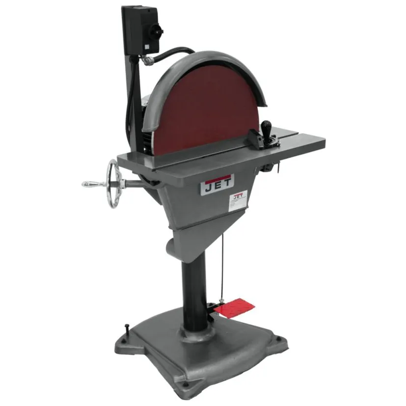 JET J-4421-4 20-Inch Disc Grinder, 3PH 440V 3