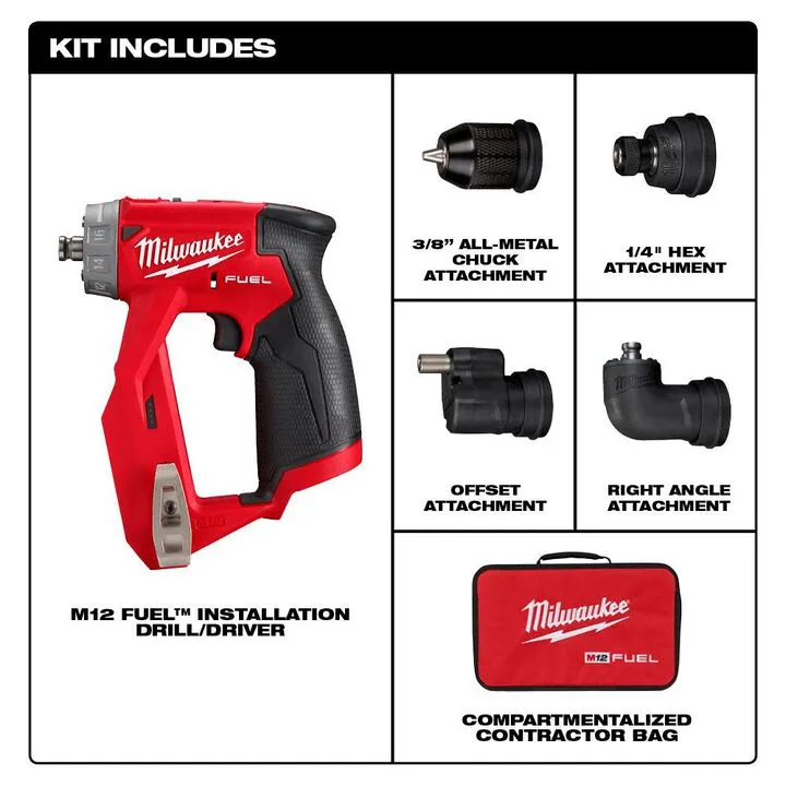 Milwaukee M12 FUEL Installation Drill/Driver (Bare Tool) 1
