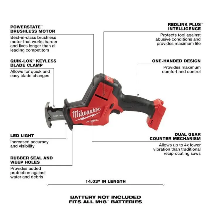 Milwaukee M18 Professional Cordless Combo Kit - High-Performance Drill, Driver & Saw Set 6