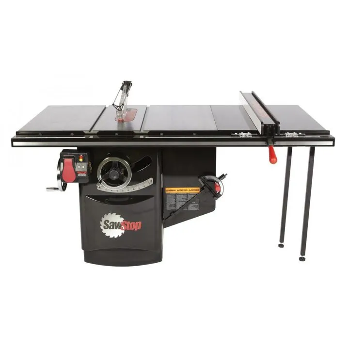 SawStop Industrial Cabinet Saw 5HP 3-Phase System with 36-Inch T-Glide Fence