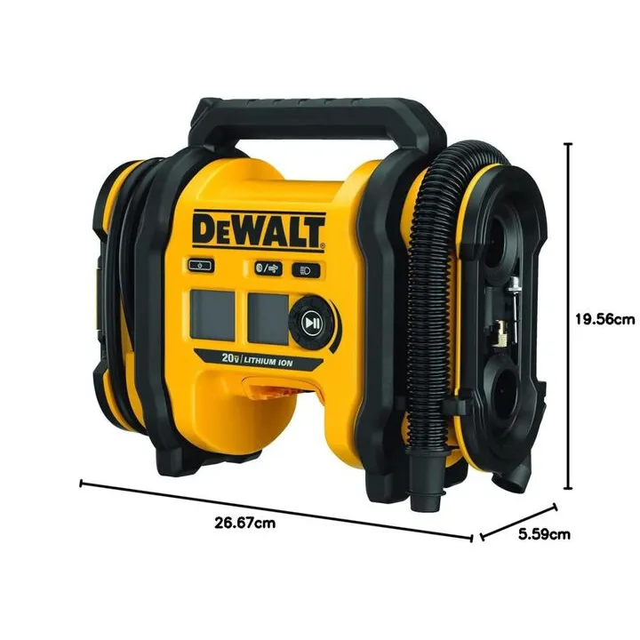DEWALT 20V MAX Corded/Cordless Air Inflator & Vacuum Bundle - Professional Performance Guide 6