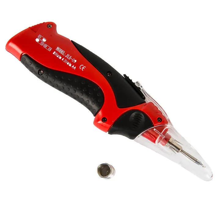 Forney Industries Battery Powered LED Soldering Iron - Portable Precision for Electronics