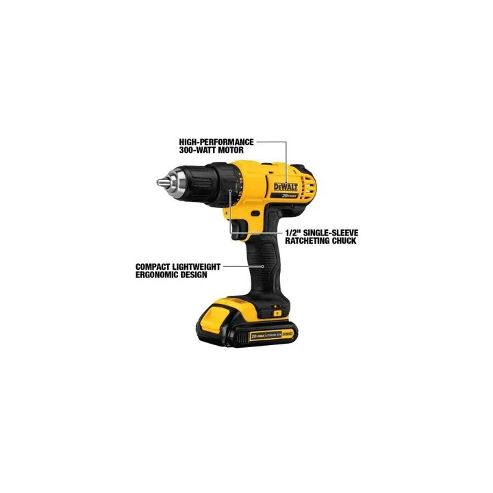 DEWALT 20V MAX 4-Tool Cordless Combo Kit - Professional Grade Performance 7