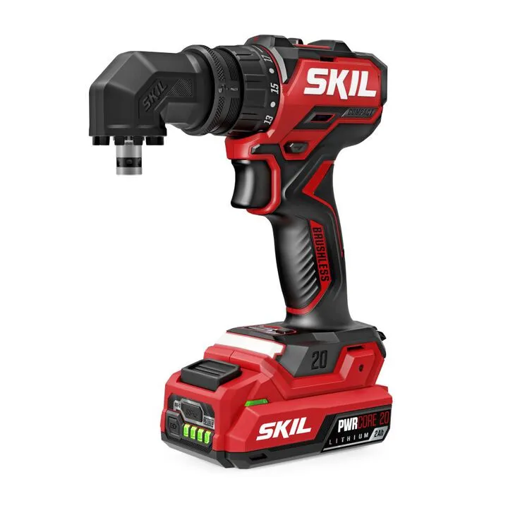 SKIL 20V Brushless Compact Multi-Head Drill Driver Kit - High-Efficiency Versatility 6