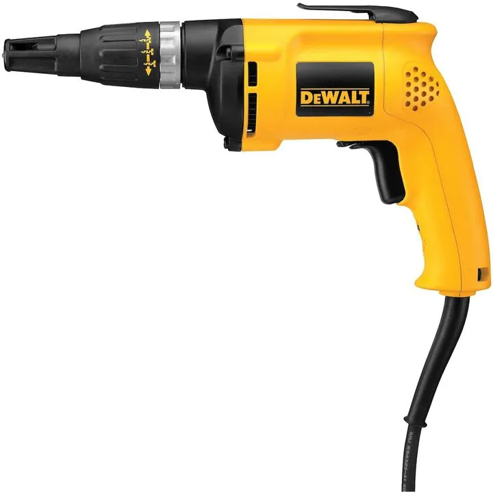 DEWALT 5300 RPM High Speed VSR Drywall Screwgun - Professional Grade