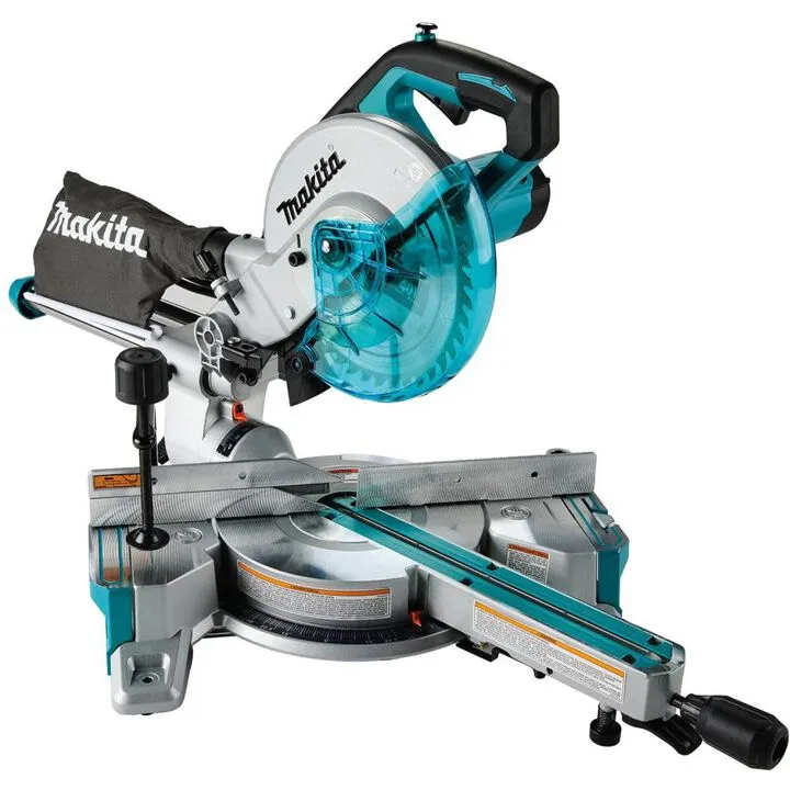 Makita 8-1/2 Inch Slide Compound Miter Saw & Professional Folding Miter Saw Stand Bundle 1