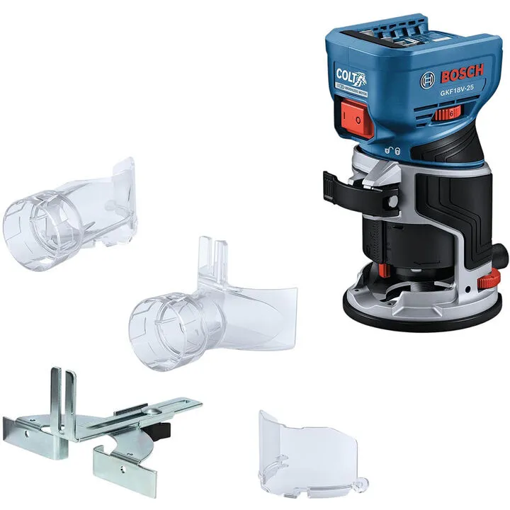 Bosch 18V Brushless Colt Palm Router (Bare Tool) - Precision Engineered for Professionals