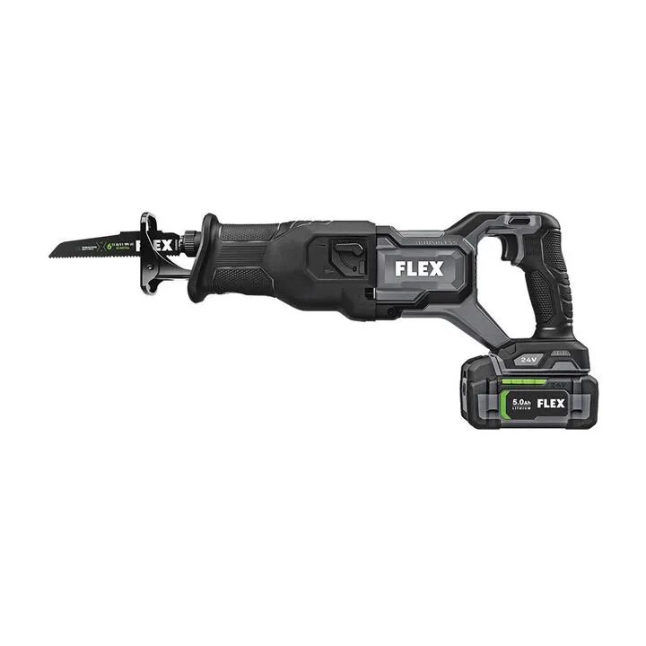 FLEX 24V Professional Reciprocating Saw Kit - Heavy-Duty Cordless Performance 2