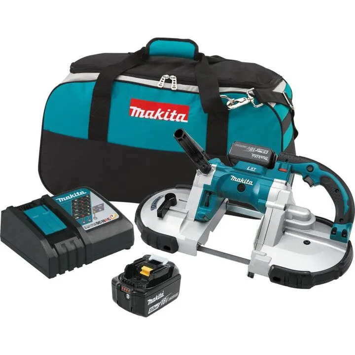 Makita 18V LXT Lithium-Ion Cordless Portable Band Saw 5.0Ah Kit