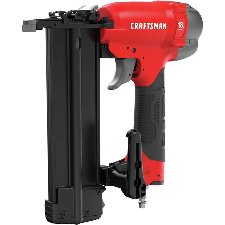 CRAFTSMAN 18 Gauge Pneumatic Brad Nailer - Precision Trim & Finish Tool