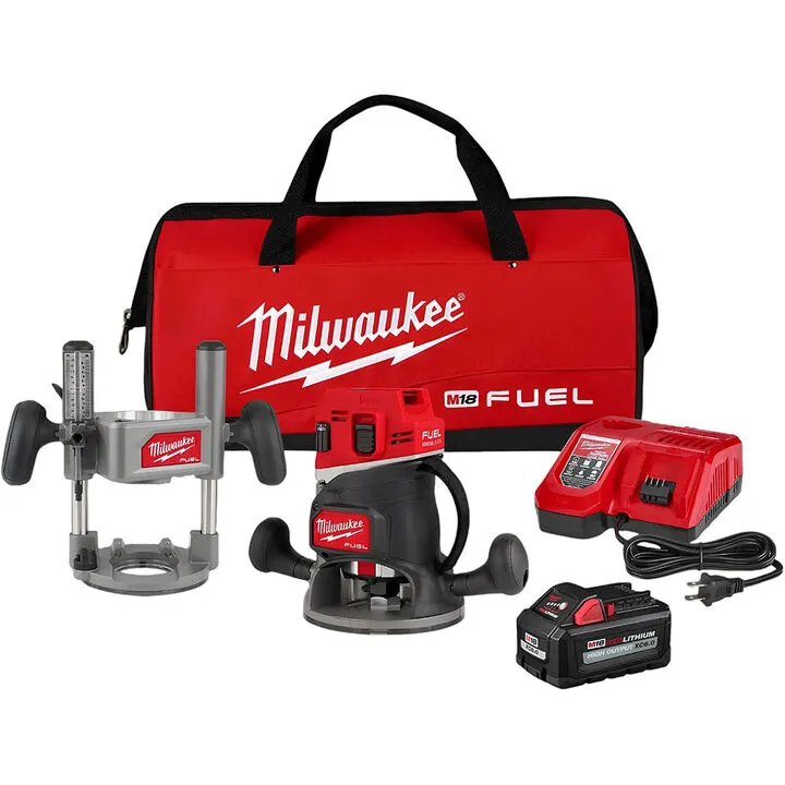 Milwaukee M18 FUEL 1/2 in Router Kit - Professional Grade Cordless Power