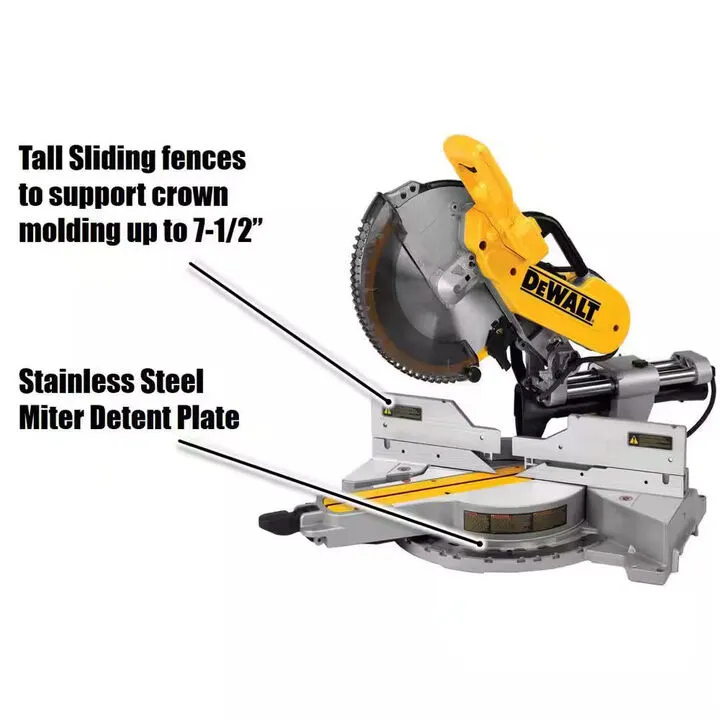 DEWALT 12-Inch Double-Bevel Miter Saw with Professional-Grade Miter Saw Stand Bundle 13