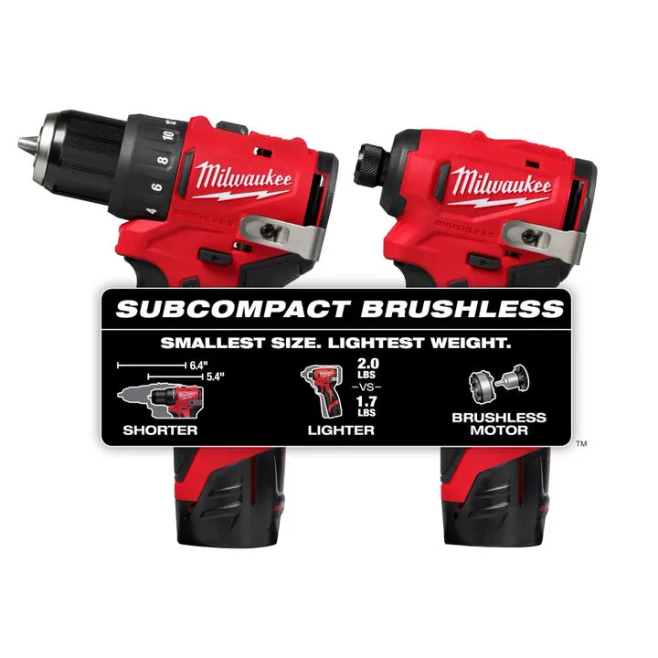 Milwaukee M12 Subcompact 2-Tool Combo Kit and Compact Inflator Bundle - Professional Performance Guide 2
