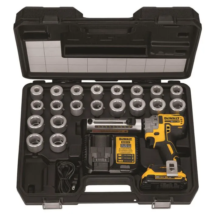 DEWALT 20V MAX XR Cordless Cable Stripper Kit - High-Efficiency Electrical Wire Preparation