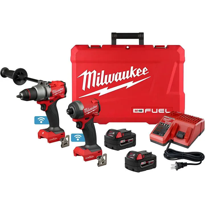 Milwaukee M18 FUEL 2-Tool Combo Kit with ONE-KEY - Professional Grade Performance